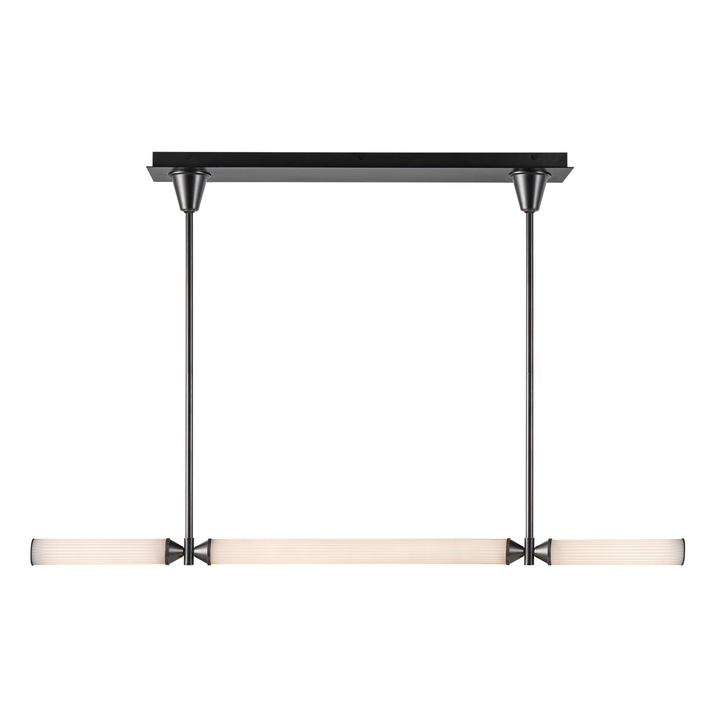 Alora Edwin urban bronze linear pendant LP348148UBFR