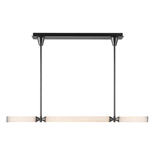 Alora Edwin urban bronze linear pendant LP348148UBFR
