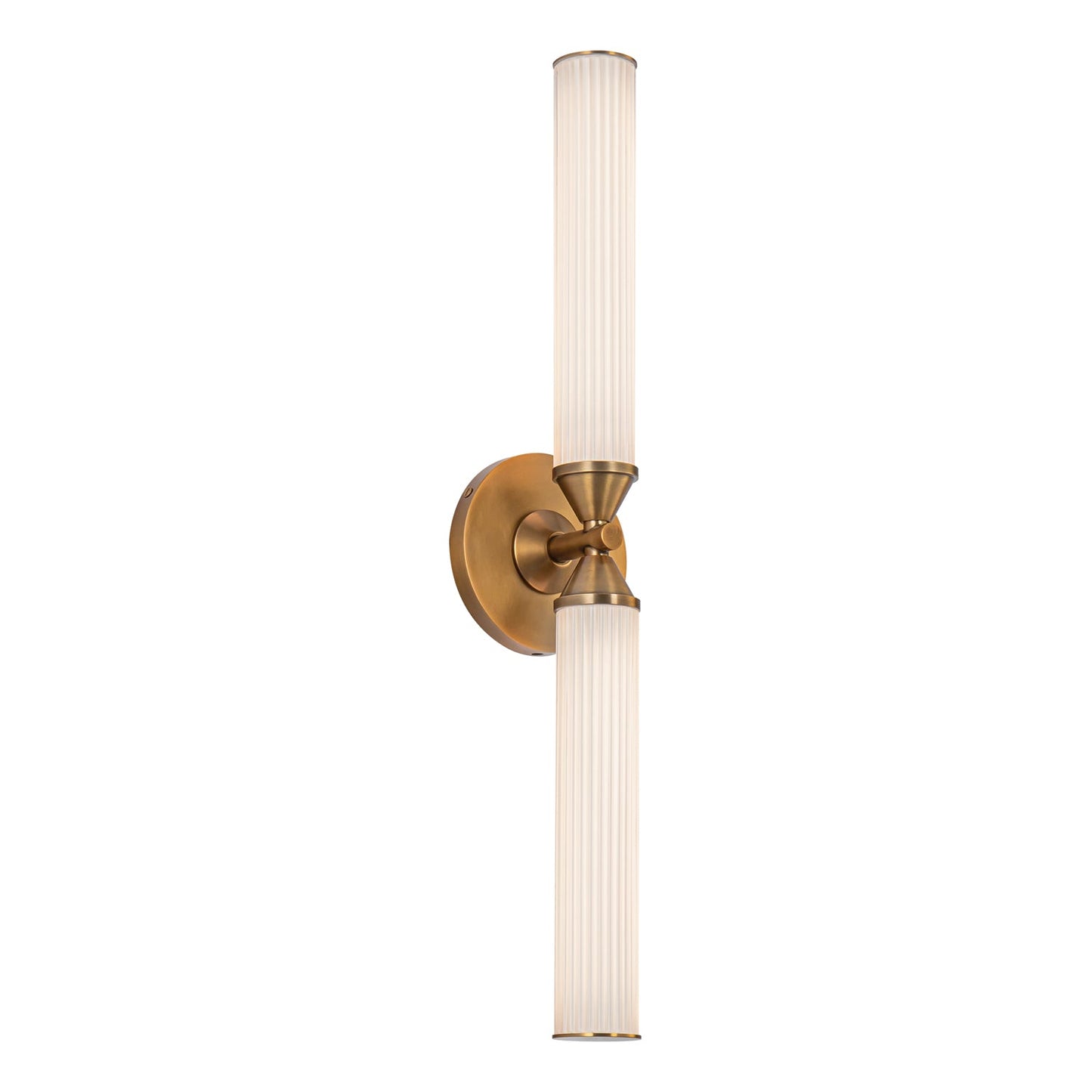Alora Edwin vintage brass vanity light WV348222VBFR