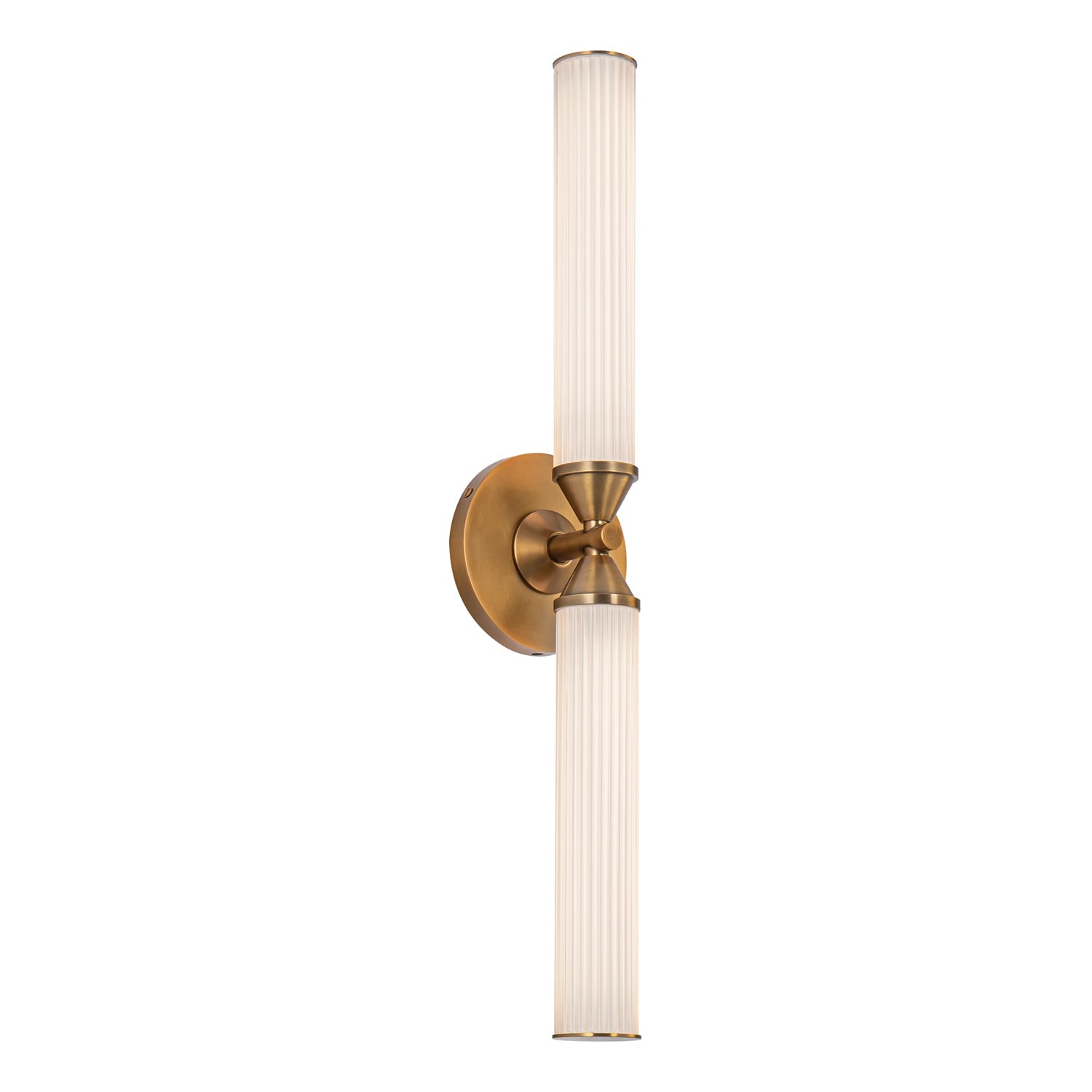 Alora Edwin vintage brass vanity light WV348222VBFR