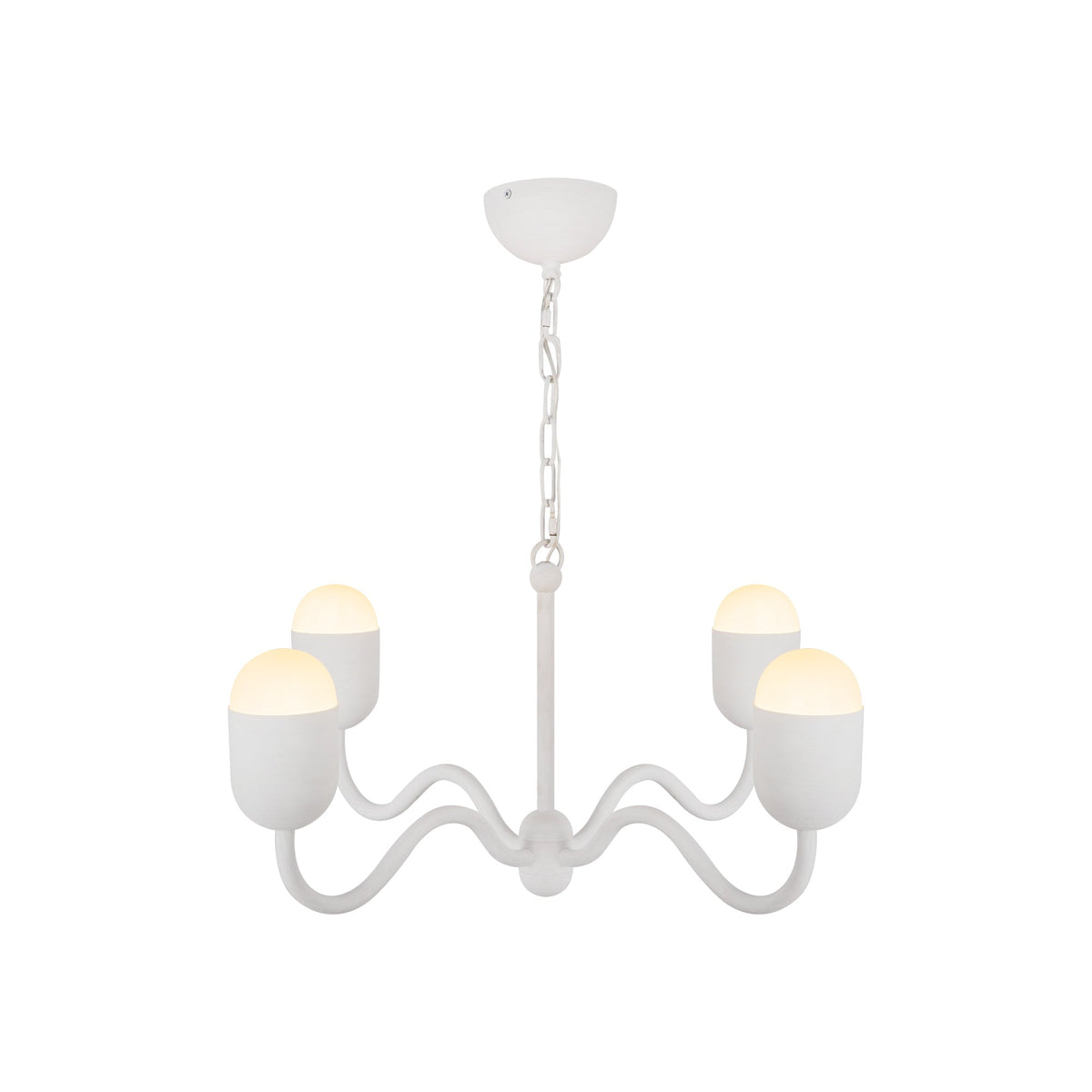 Alora Mood Effie antique white chandelier CH558427AWOP
