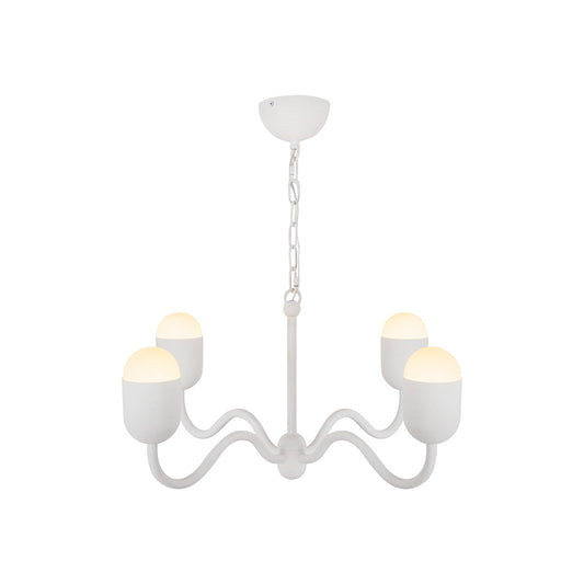 Alora Mood Effie antique white chandelier CH558427AWOP