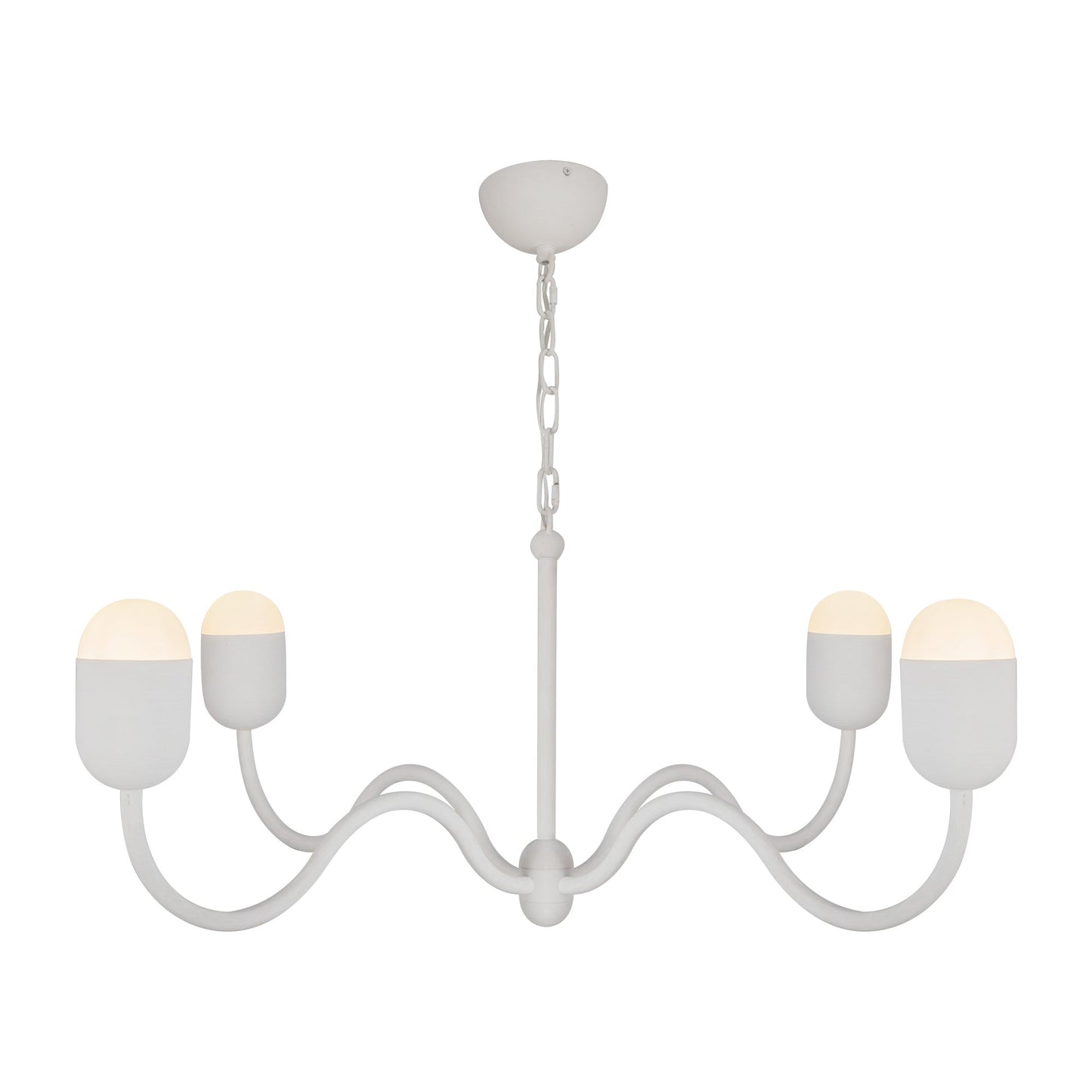 Alora Mood Effie antique white chandelier CH558439AWOP