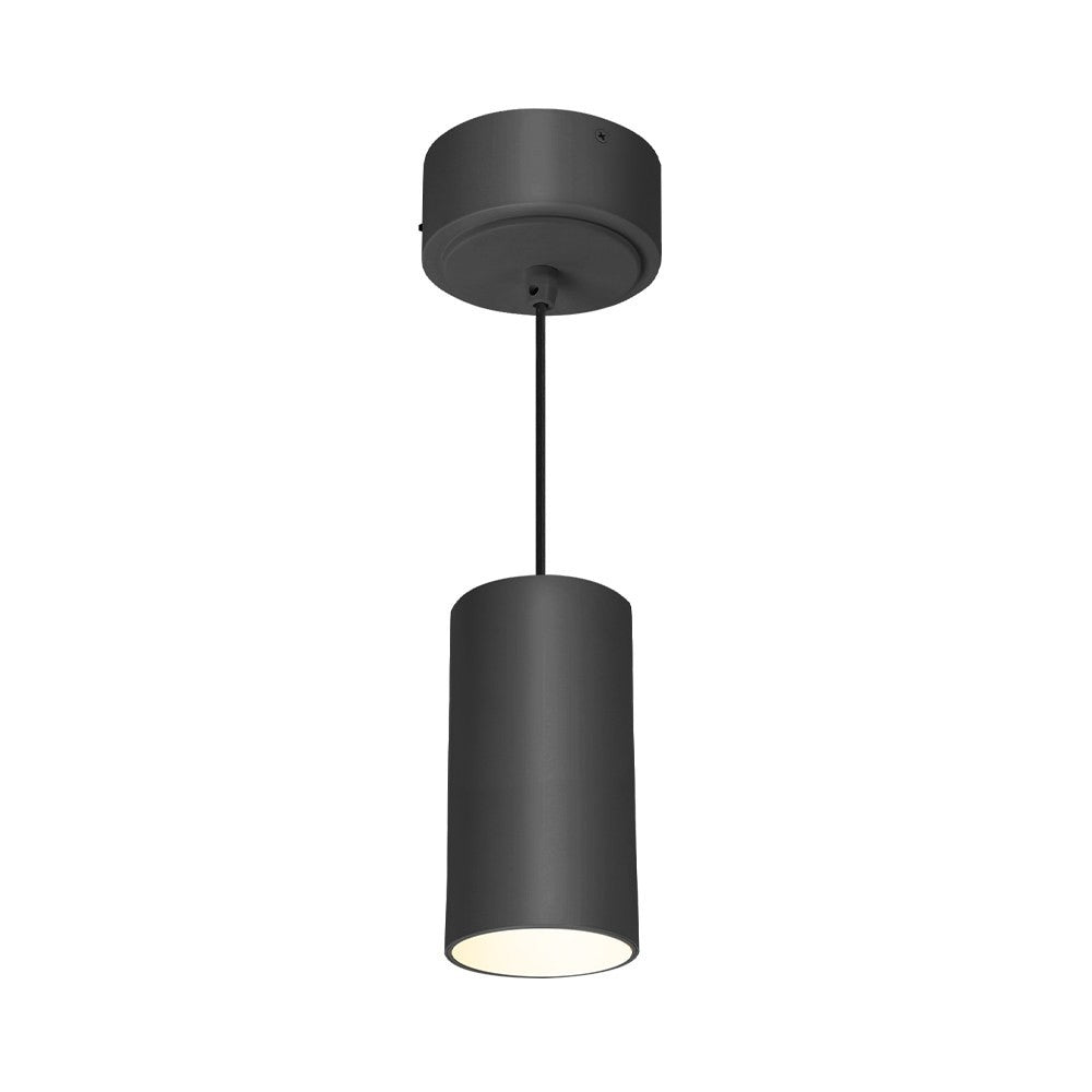 Euri Lighting 18W LED Cylinder Pendant black EIN-PC3002BB-EM