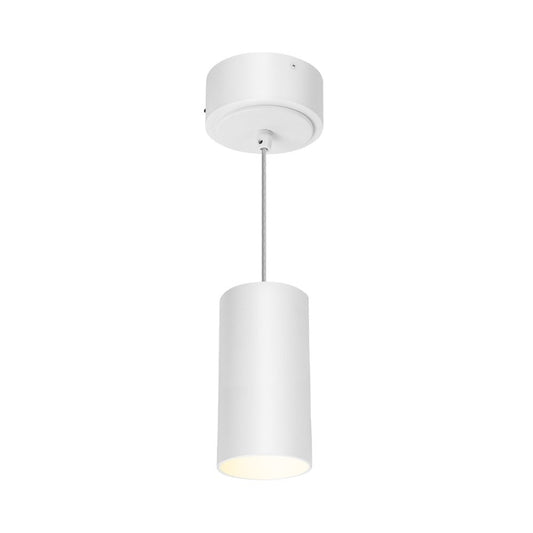 Euri Lighting 18W LED Cylinder Pendant white EIN-PC3002WW-EM