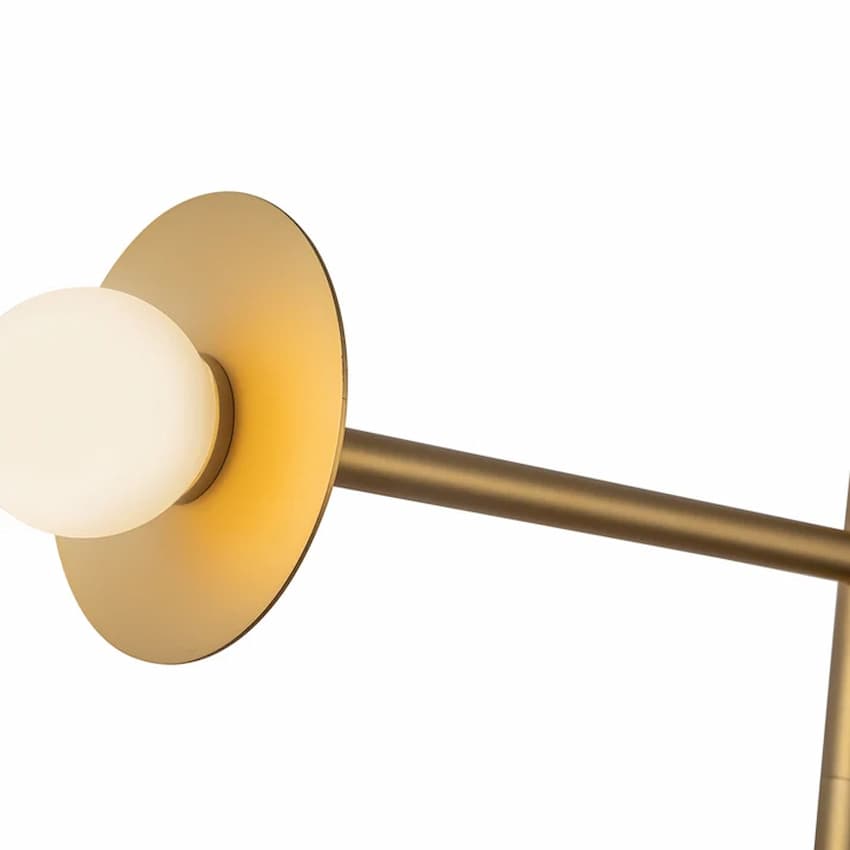 Kuzco Elixir CH15504 modern chandelier with 13W integrated LED, 3000K warm white illumination and 1055 total lumens
