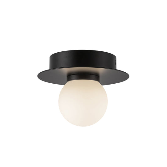 Kuzco Elixir black [universal voltage] flush mount FM15506-BK-UNV