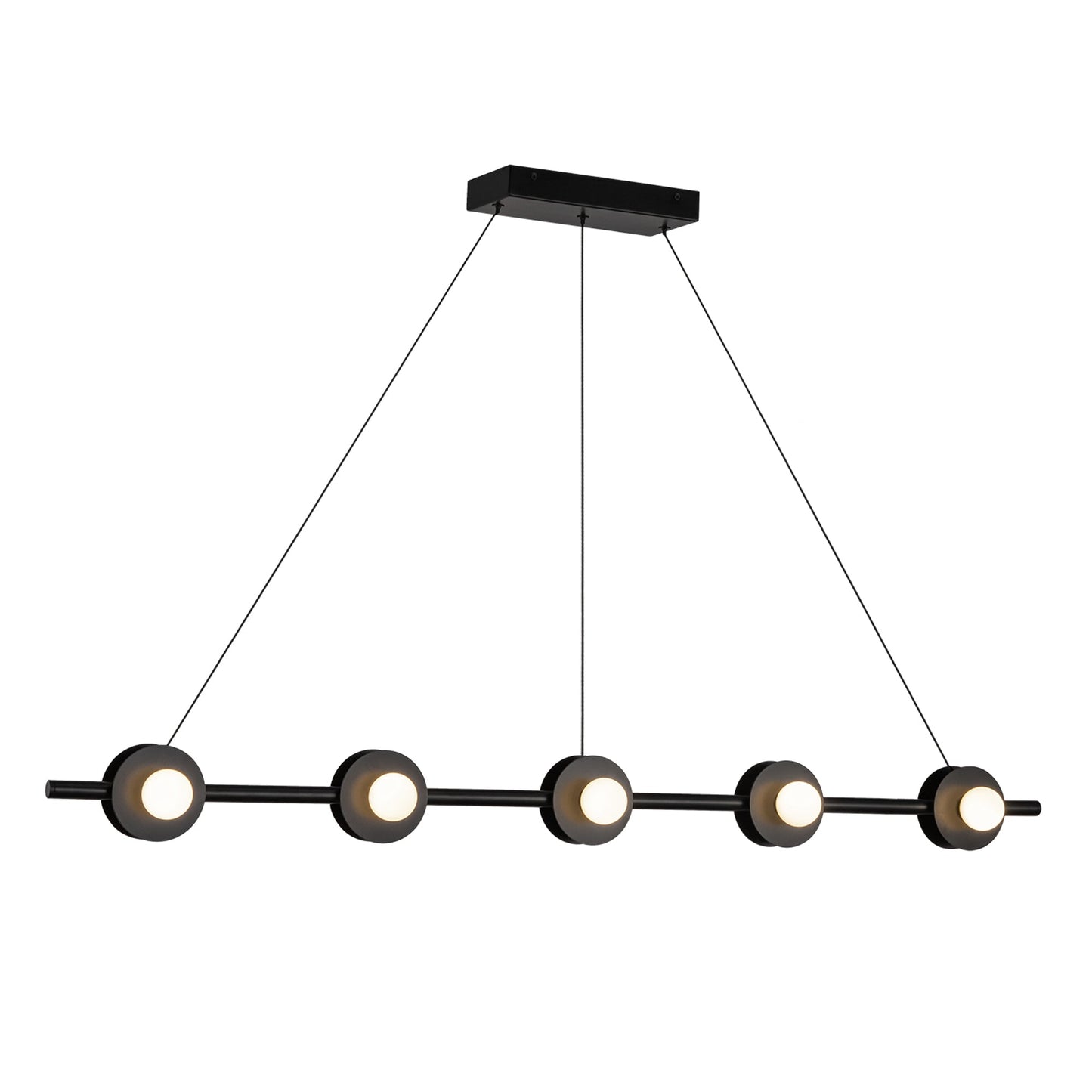Kuzco Elixir black [universal voltage] linear pendant LP15548-BK-UNV