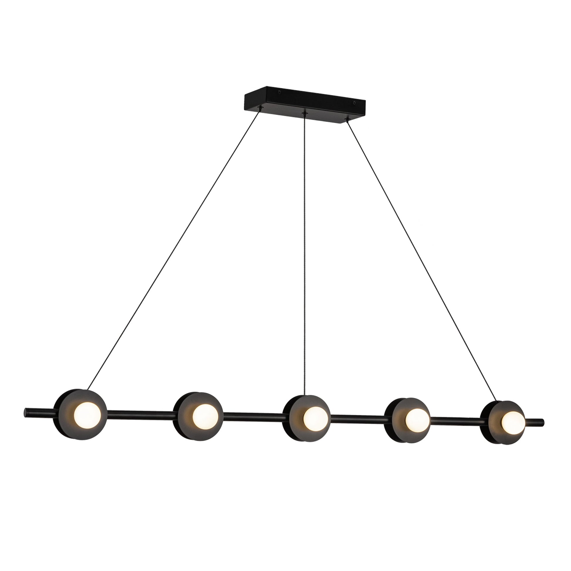 Kuzco Elixir black [universal voltage] linear pendant LP15548-BK-UNV
