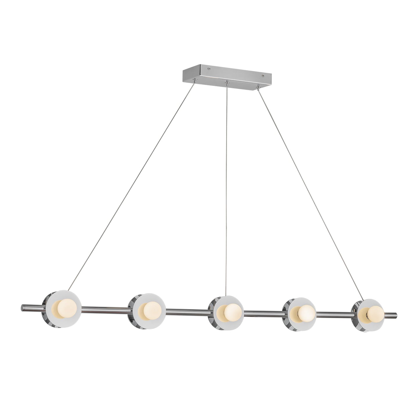 Kuzco Elixir chrome [universal voltage] linear pendant LP15548-CH-UNV