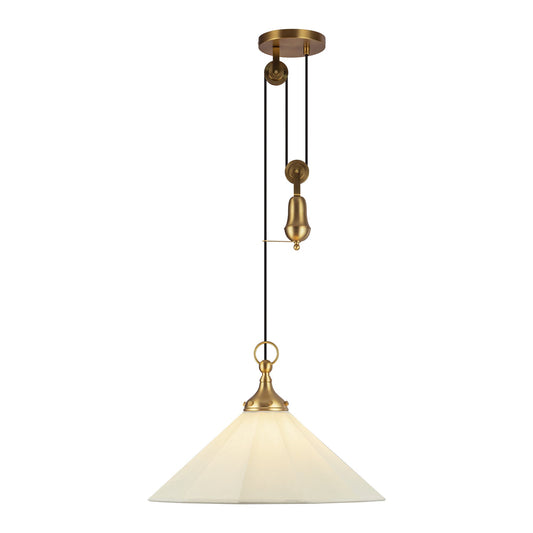 Alora Mood Ellen brushed gold pendant PD447120BGWL