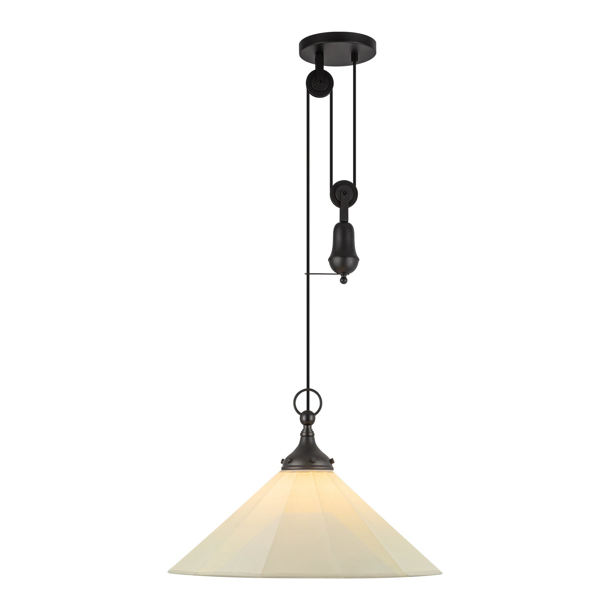 Alora Mood Ellen matte black pendant PD447120MBWL