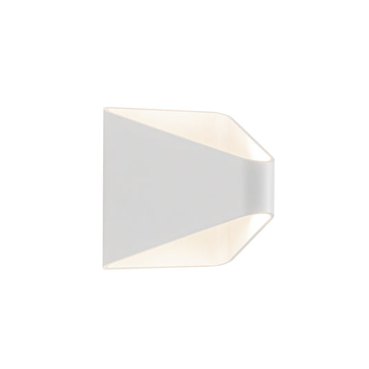 Kuzco Ellis white [universal voltage and 0-10 dimming] exterior wall sconce EW33806-WH-UNV-010