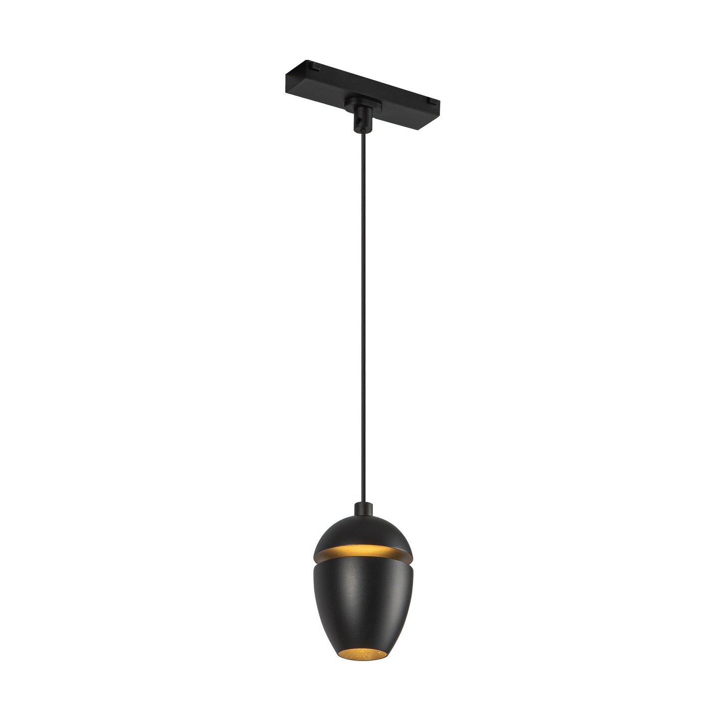 Kuzco Eloa black [fixed 4000k color temperature] trilo track pendant TRP89703-BK-4K