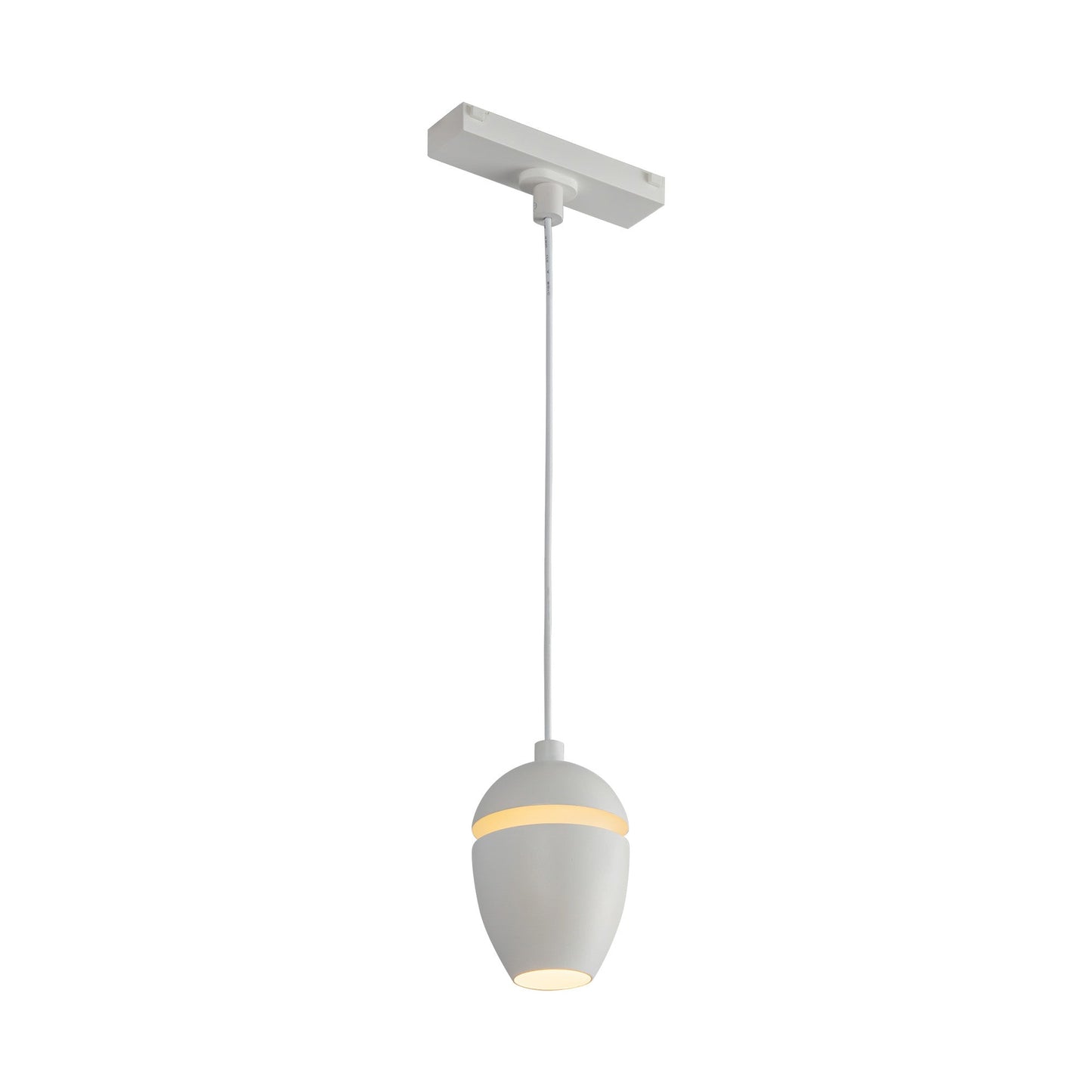 Kuzco Eloa white [fixed 4000k color temperature] trilo track pendant TRP89703-WH-4K