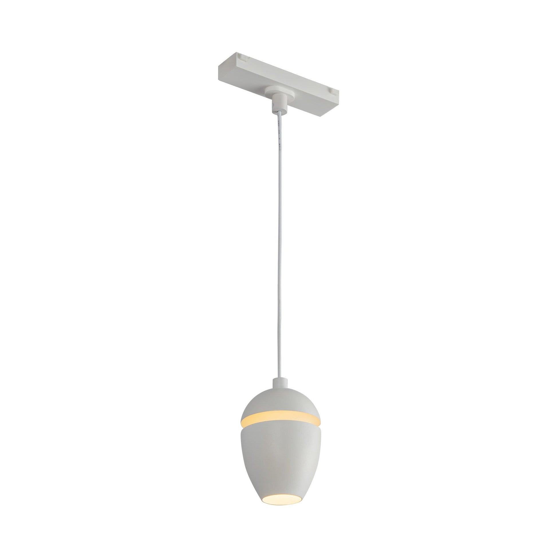 Kuzco Eloa white [fixed 4000k color temperature] trilo track pendant TRP89703-WH-4K