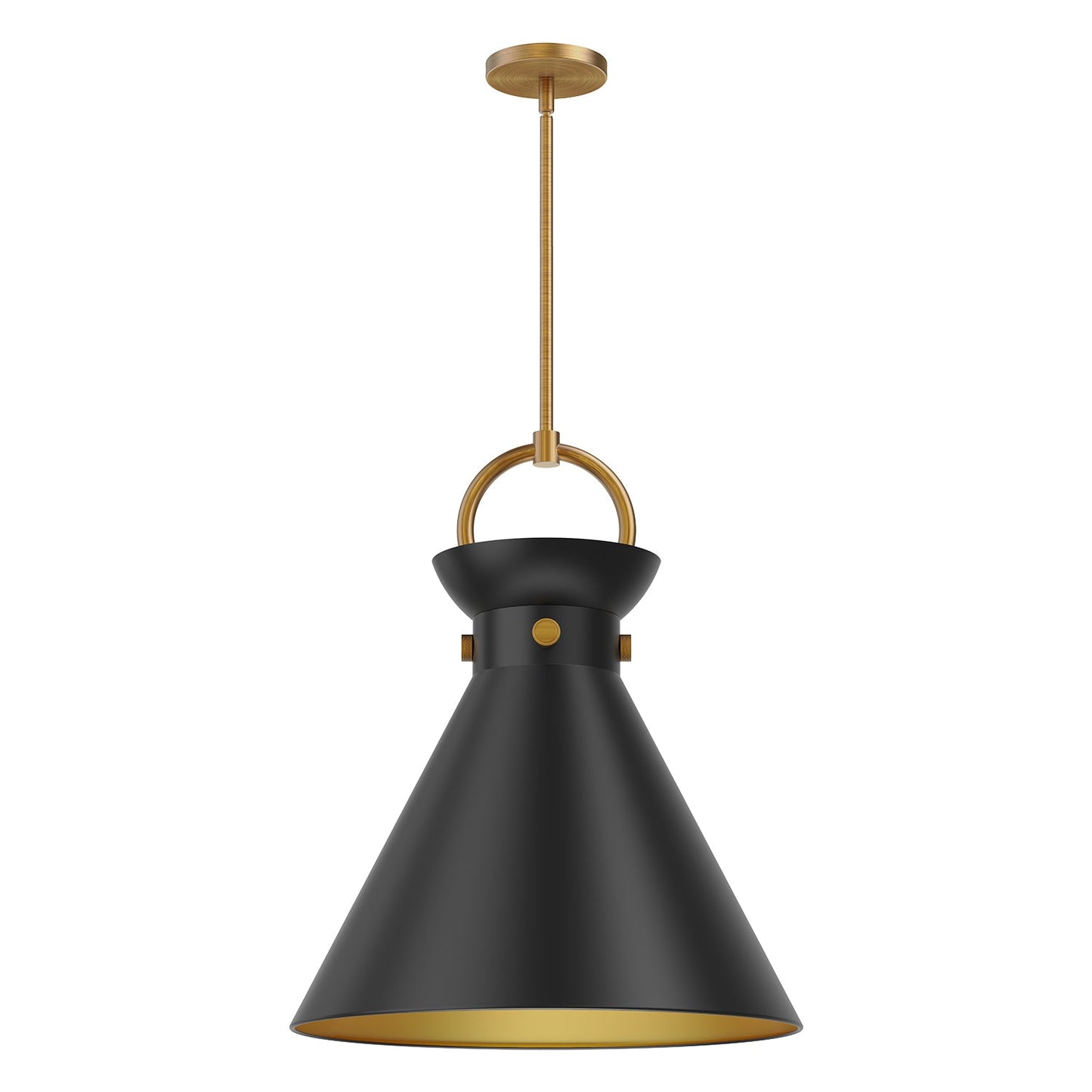 Alora Mood Emerson aged gold pendant PD412018AG