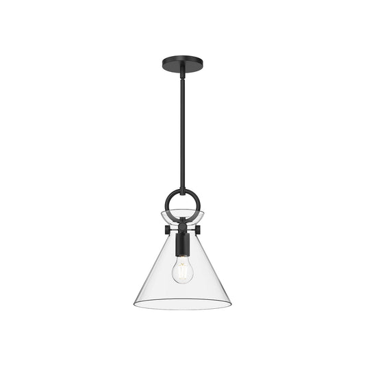 Alora Mood Emerson matte black pendant PD412511MBCL