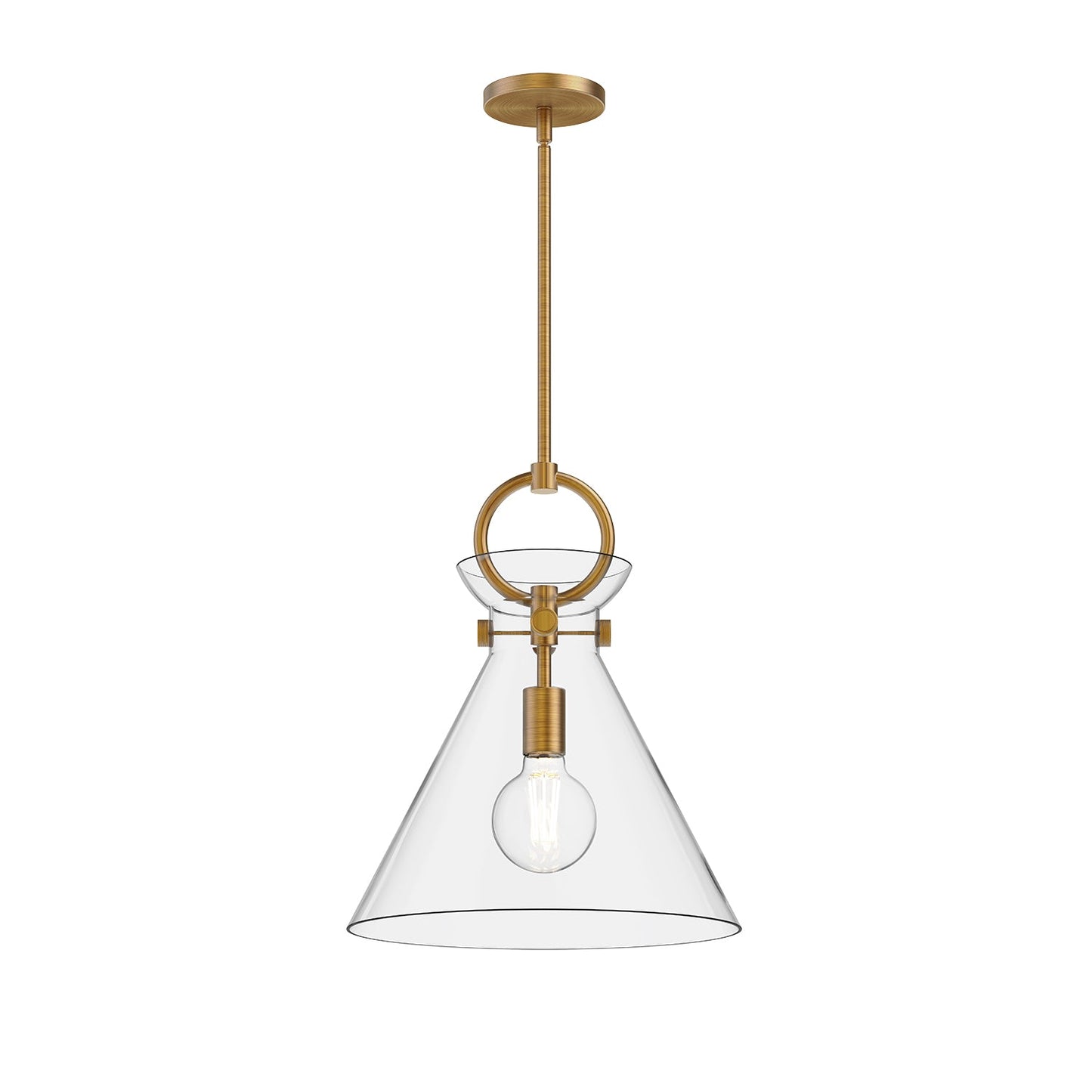 Alora Mood Emerson aged gold pendant PD412514AGCL