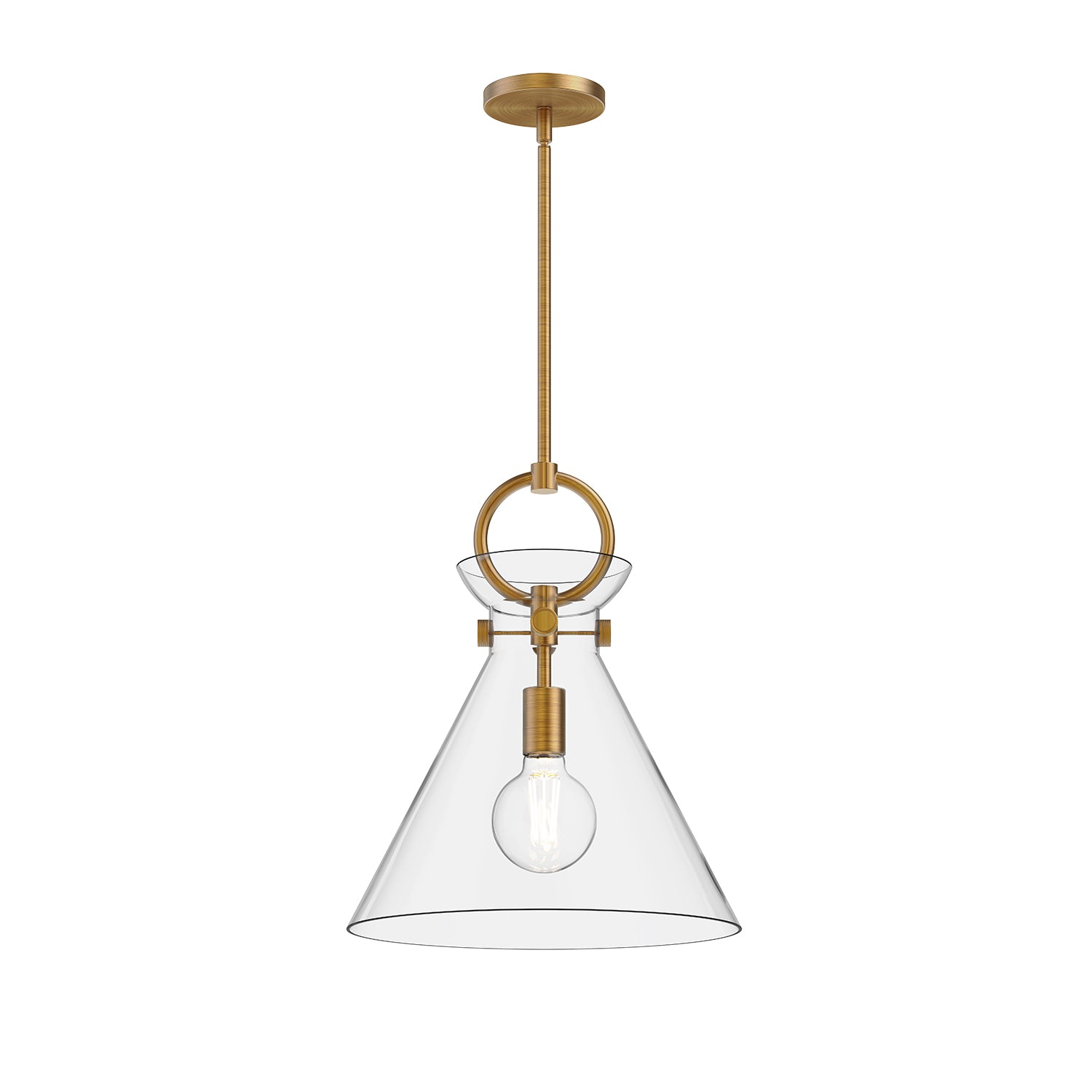 Alora Mood Emerson aged gold pendant PD412514AGCL