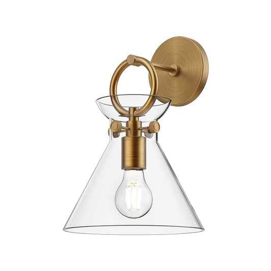 Alora Mood Emerson aged gold vanity light WV412509AGCL