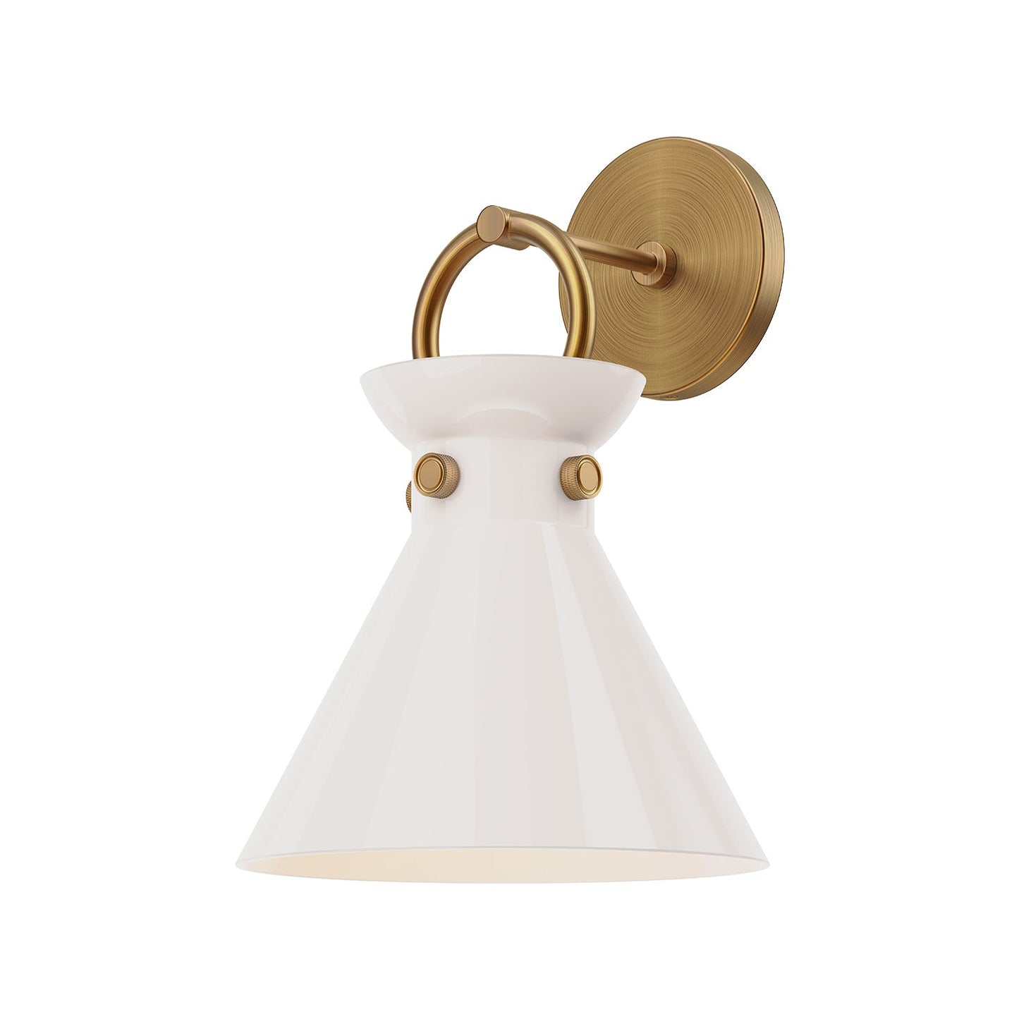 Alora Mood Emerson aged gold vanity light WV412509AGGO