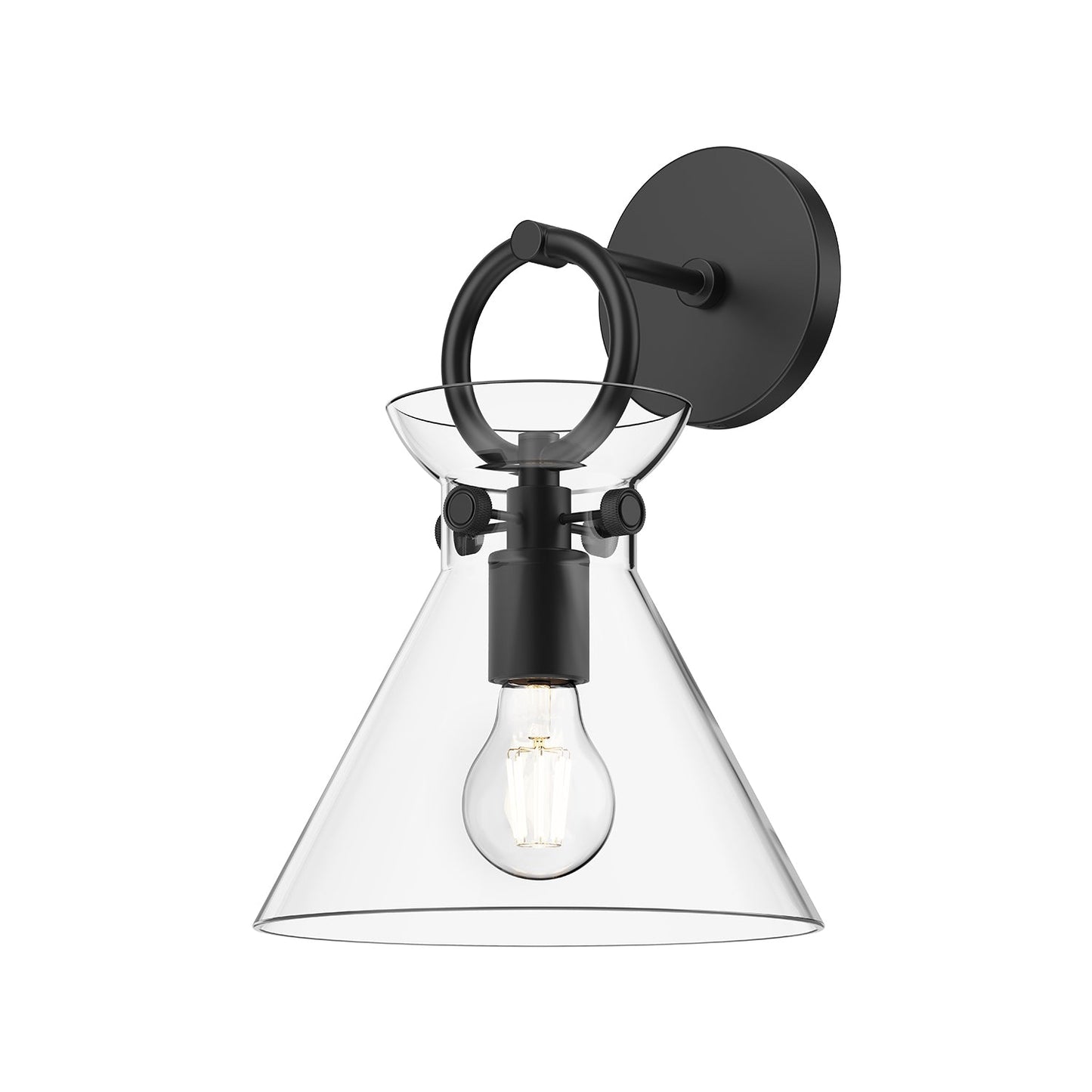 Alora Mood Emerson matte black vanity light WV412509MBCL