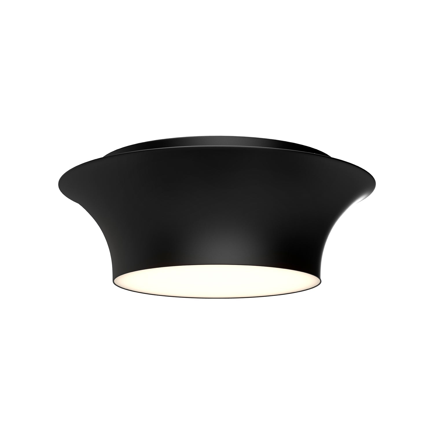 Alora Mood Emiko matte black flush mount FM523013MB