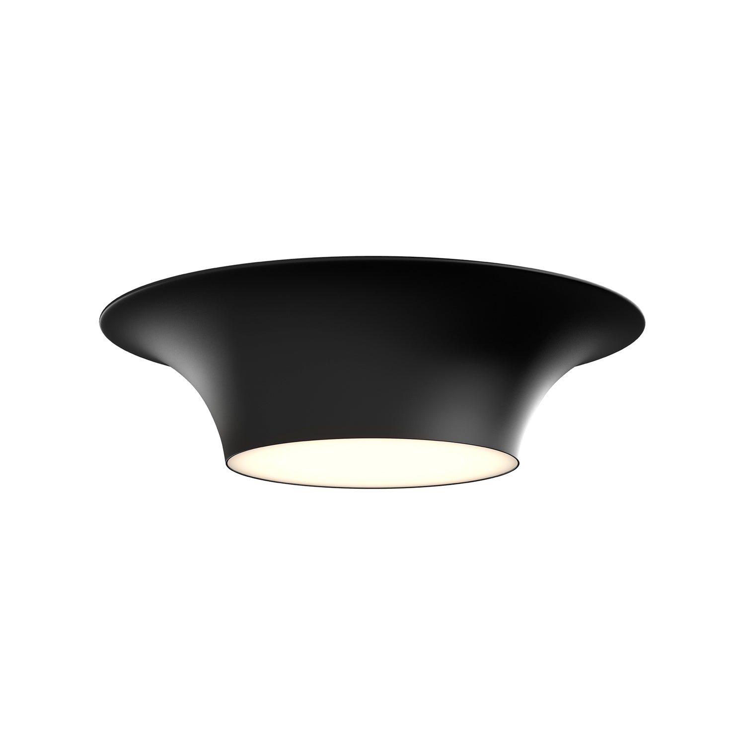 Alora Mood Emiko matte black flush mount FM523016MB