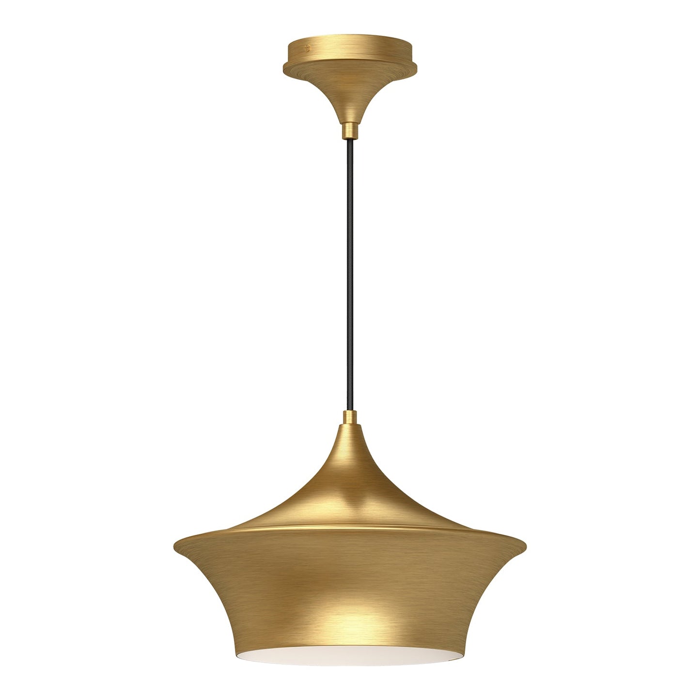 Alora Mood Emiko brushed gold pendant PD523013BG