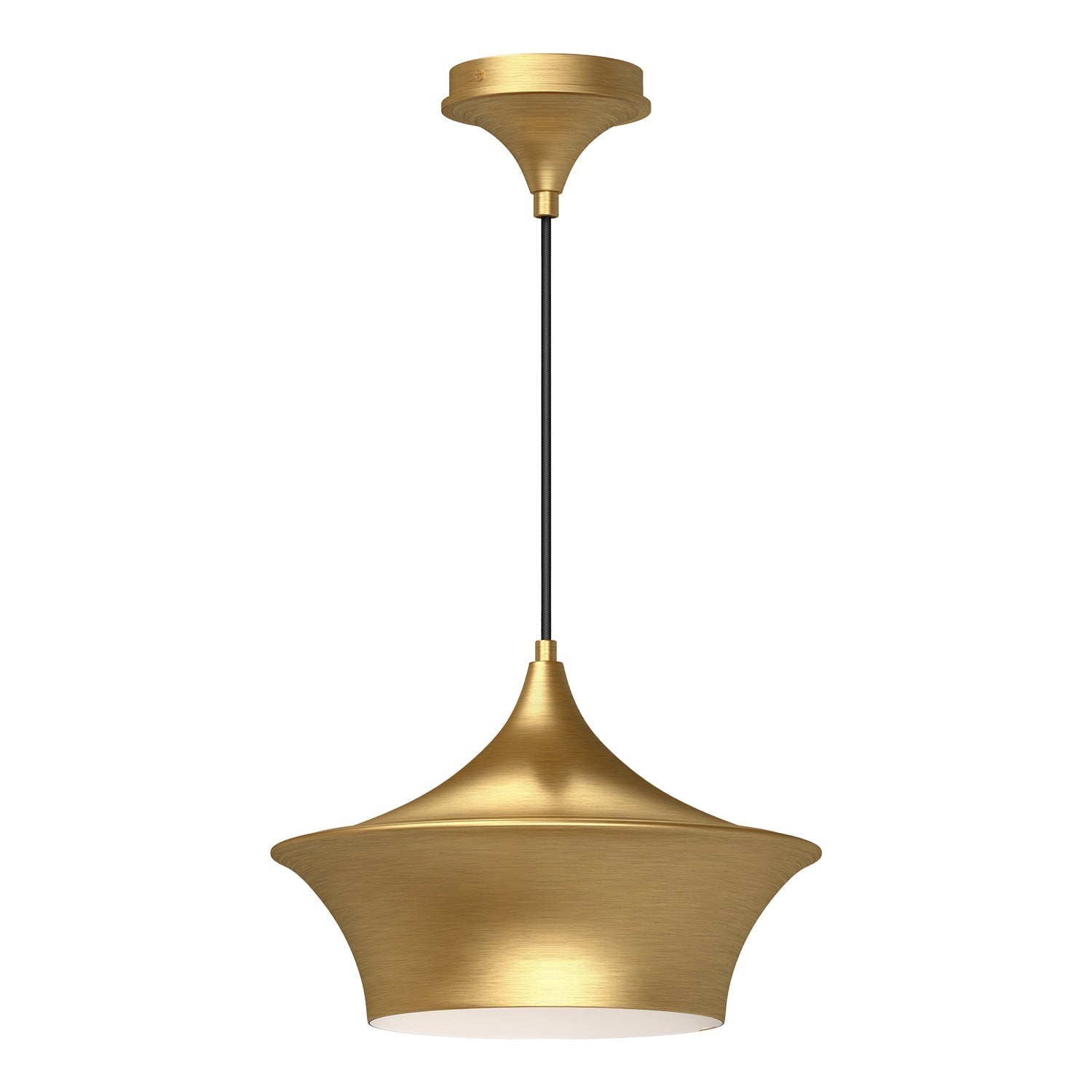 Alora Mood Emiko brushed gold pendant PD523013BG