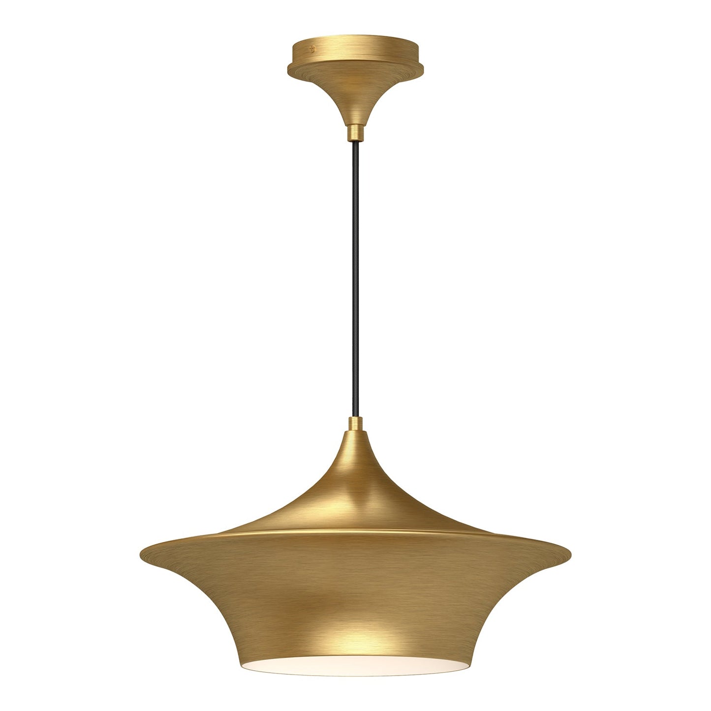 Alora Mood Emiko brushed gold pendant PD523016BG