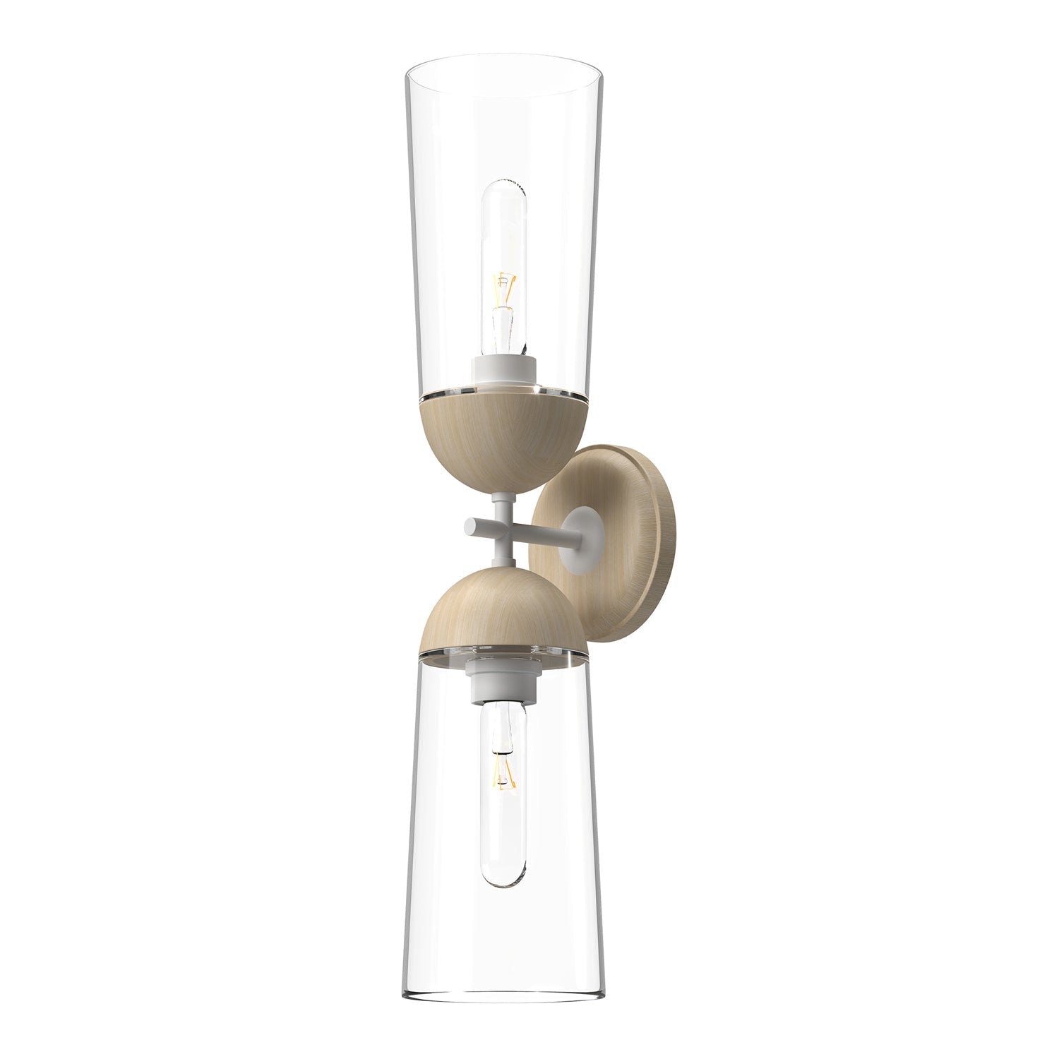 Alora Mood Emil white vanity light WV542226WHWK