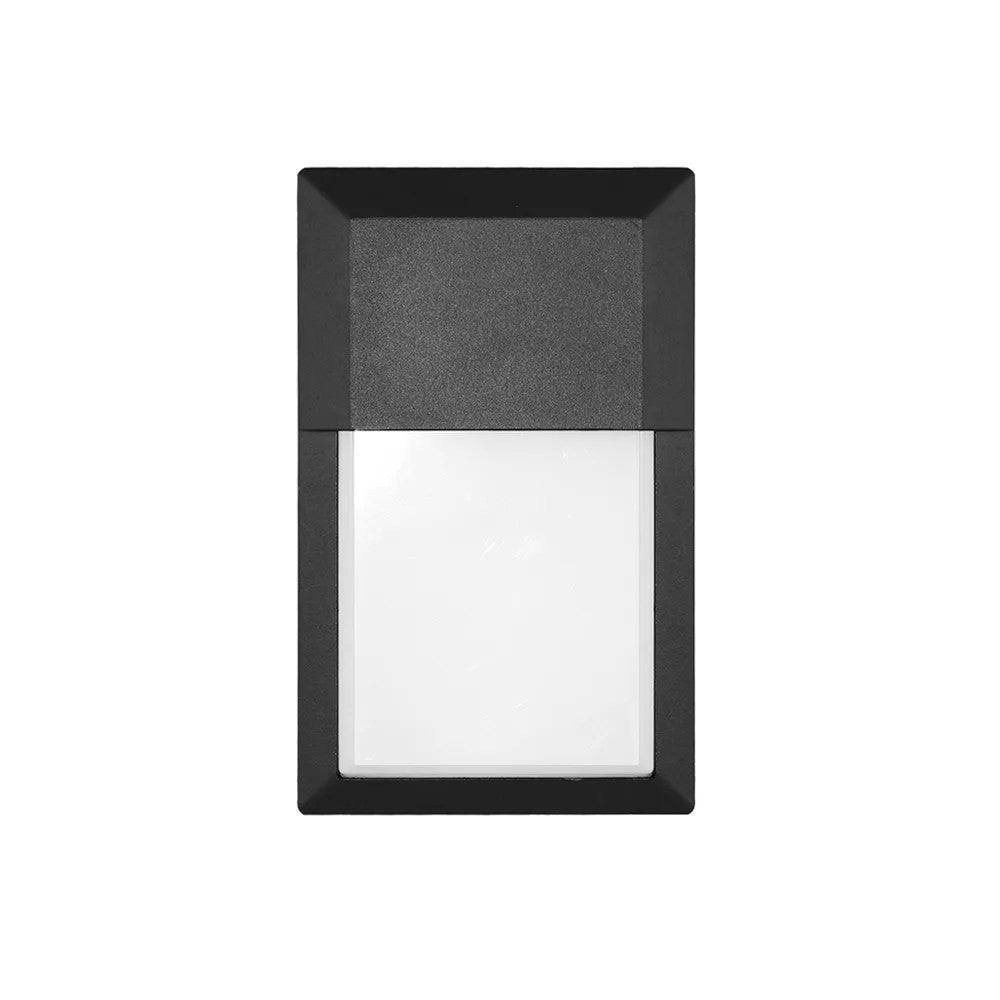 Euri Lighting 15.8W LED Wall Pack matte black EOL-WL01BK-2100e