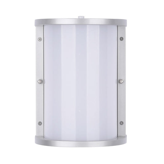 Euri Lighting 12.5W Outdoor Wall Light brushed nickel EOL-WL10FR-3100se