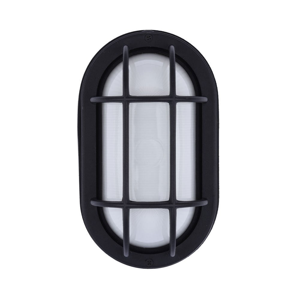 Euri Lighting 6.2W Outdoor Wall Light matte black EOL-WL13BK-3100se