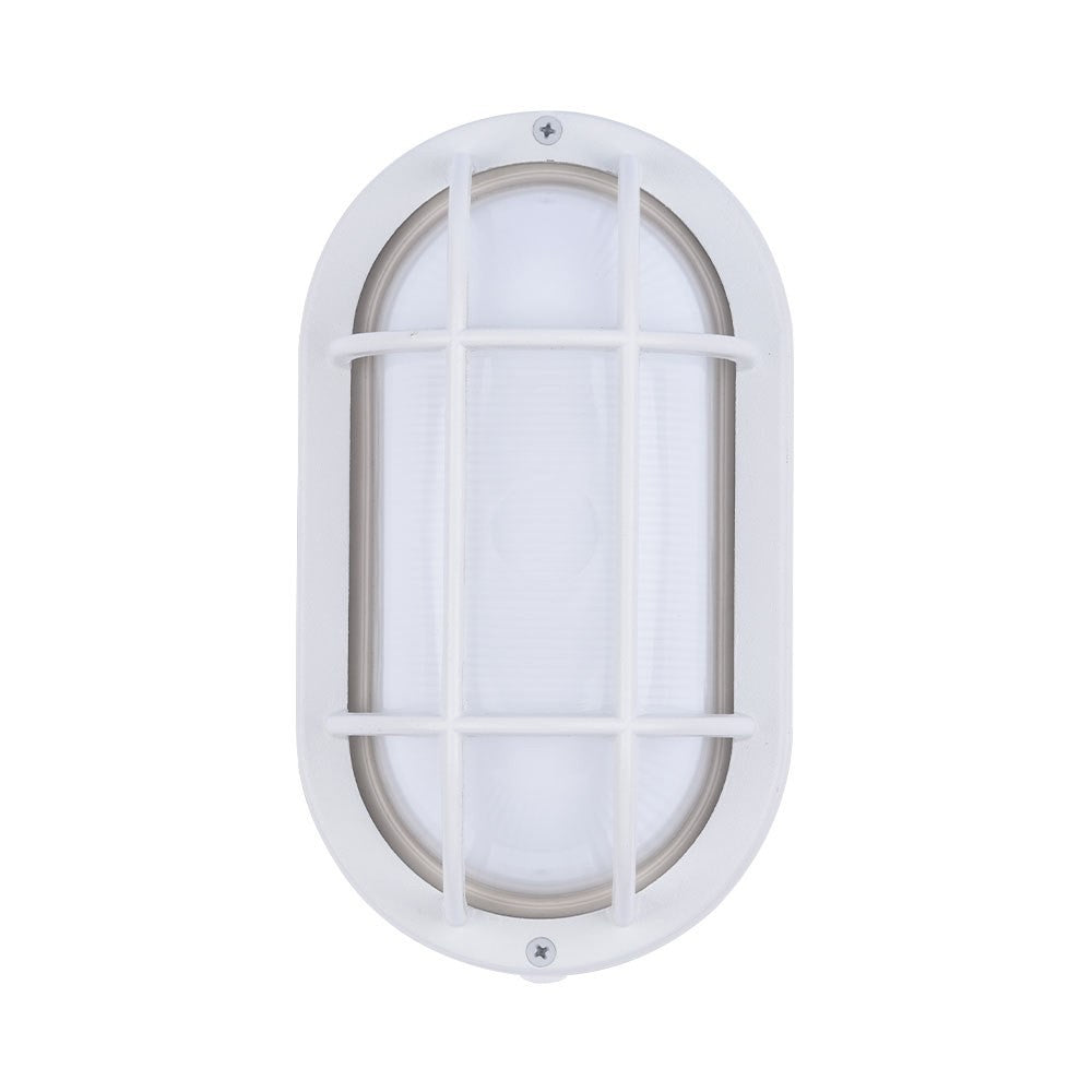 Euri Lighting 6.2W Outdoor Wall Light white EOL-WL14WH-3100se