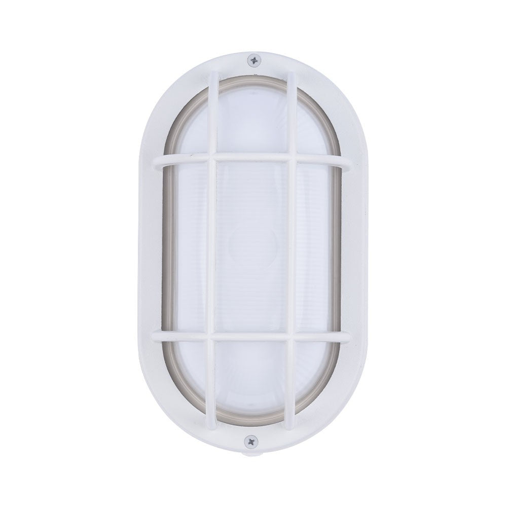 Euri Lighting 6.2W Outdoor Wall Light white EOL-WL14WH-3100se