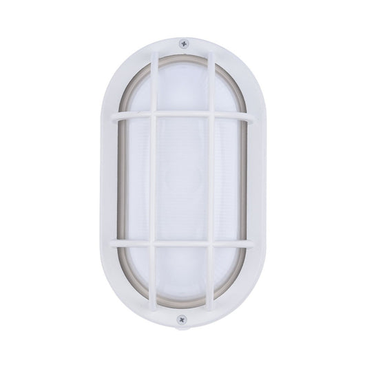 Euri Lighting 6.2W Outdoor Wall Light white EOL-WL14WH-3100se