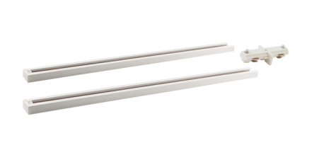 ELCO Lighting White Finish Track Lighting Rail EP12XW