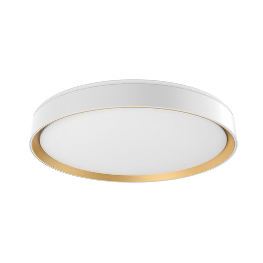 Kuzco Essex white flush mount FM43920-WH/GD-5CCT