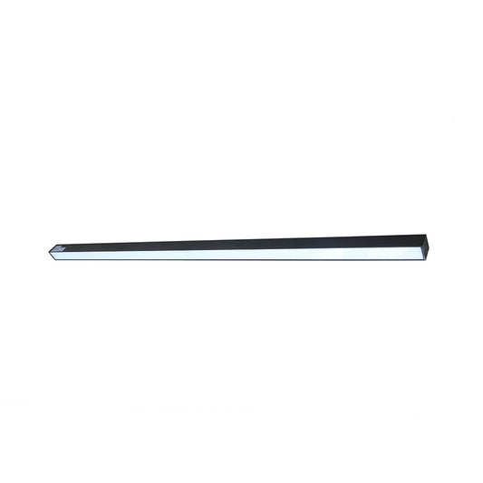Euri Lighting 100W LED Linear Strip Light black EUD8-100W103sw-B