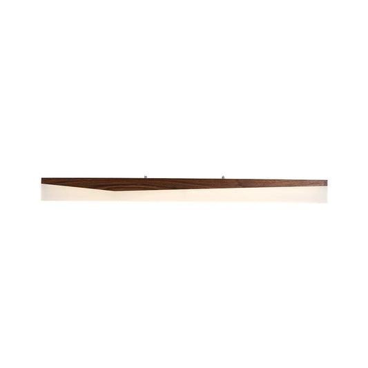 Euri Lighting 20W LED Wood Pendant Light EWD4-20W113W