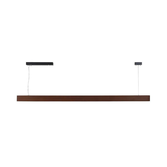 Euri Lighting 30W LED Wood Pendant Light EWD5-30W113P