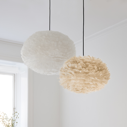 UMAGE Eos Medium Light Brown Replacement Shade — styled interior view 3