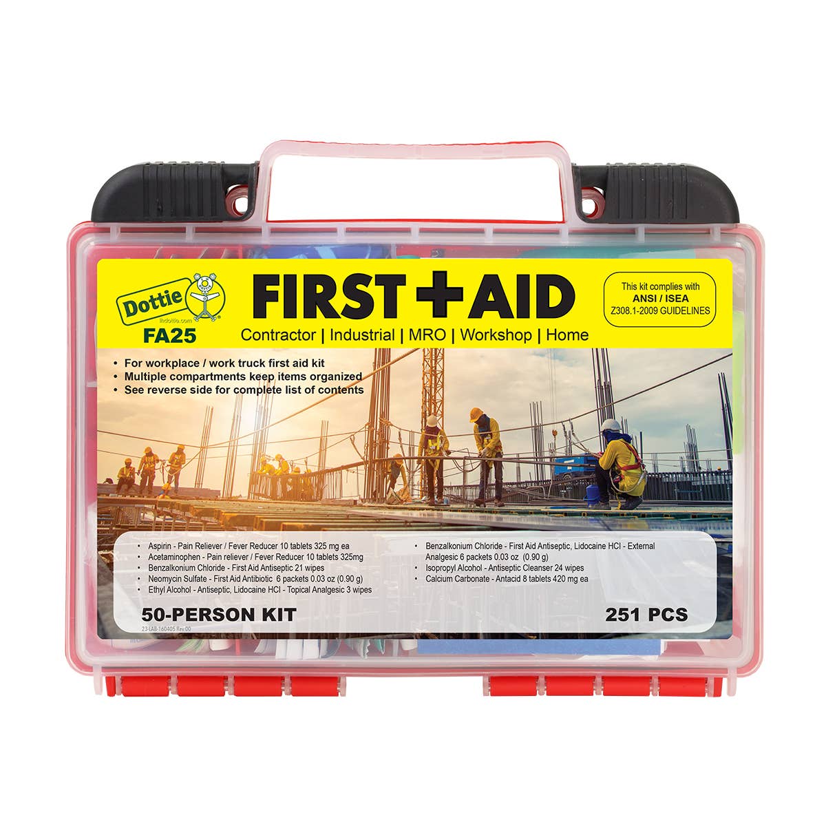 Dottie FA25 Dottie 50-Person First Aid Kit FA25