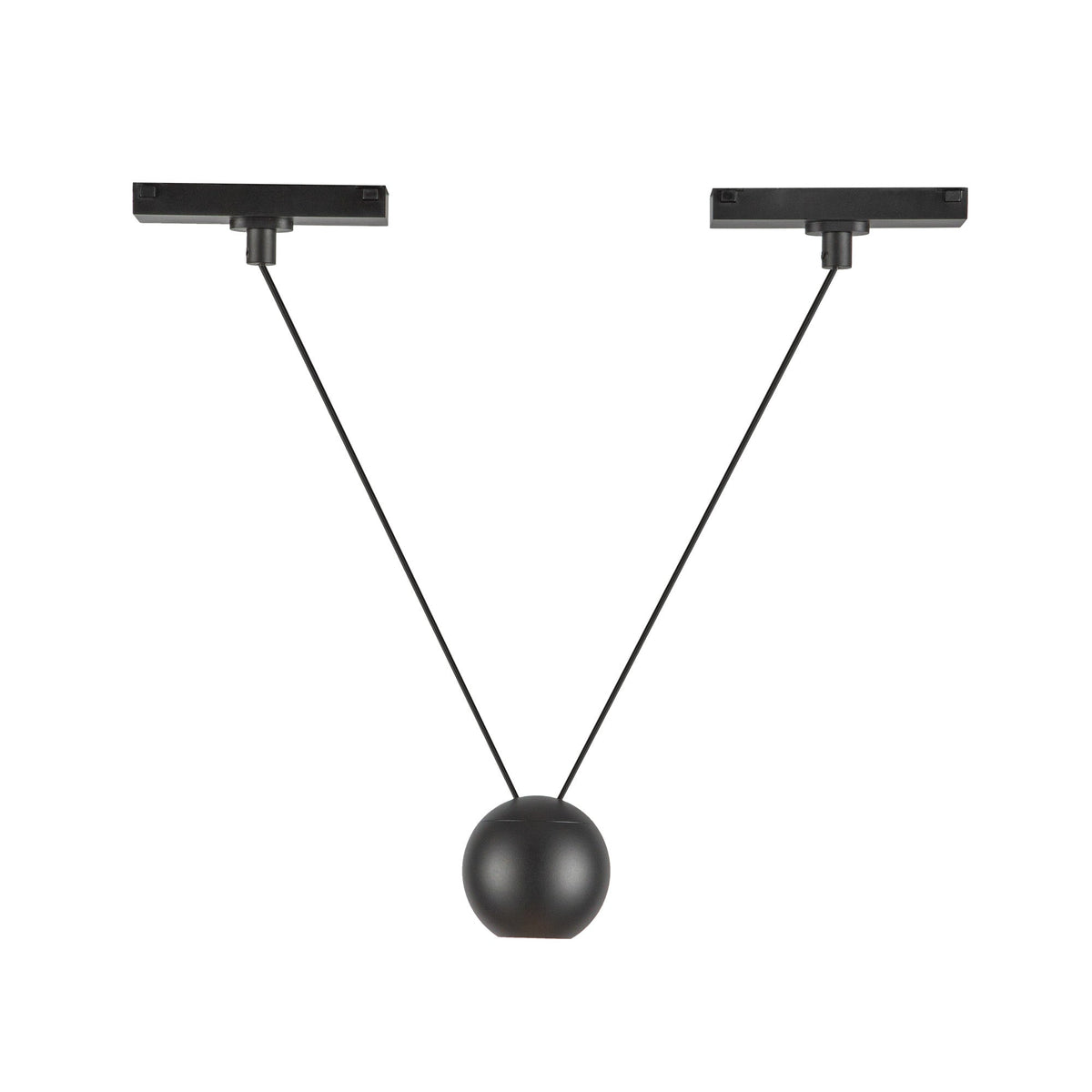 Kuzco Faria Double black trilo track pendant TRP27203-BK