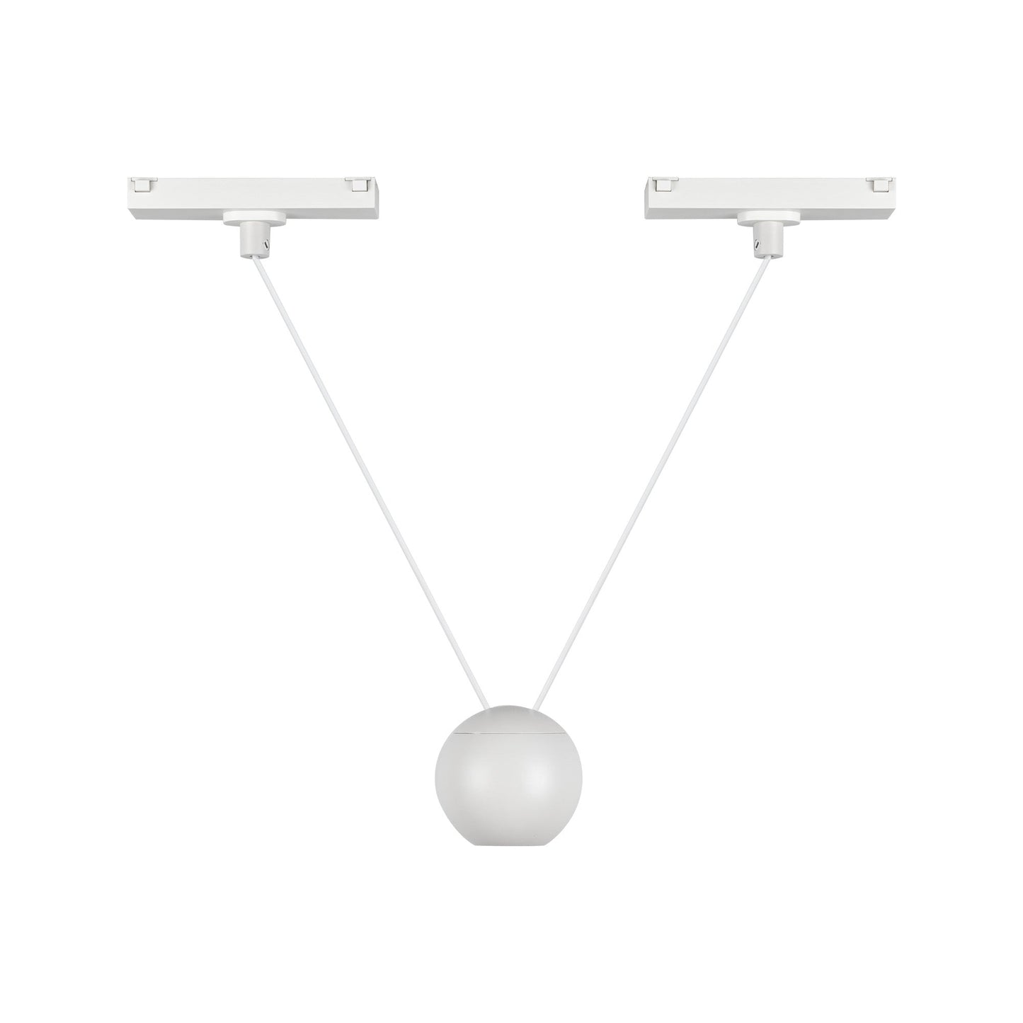 Kuzco Faria Double white trilo track pendant TRP27203-WH