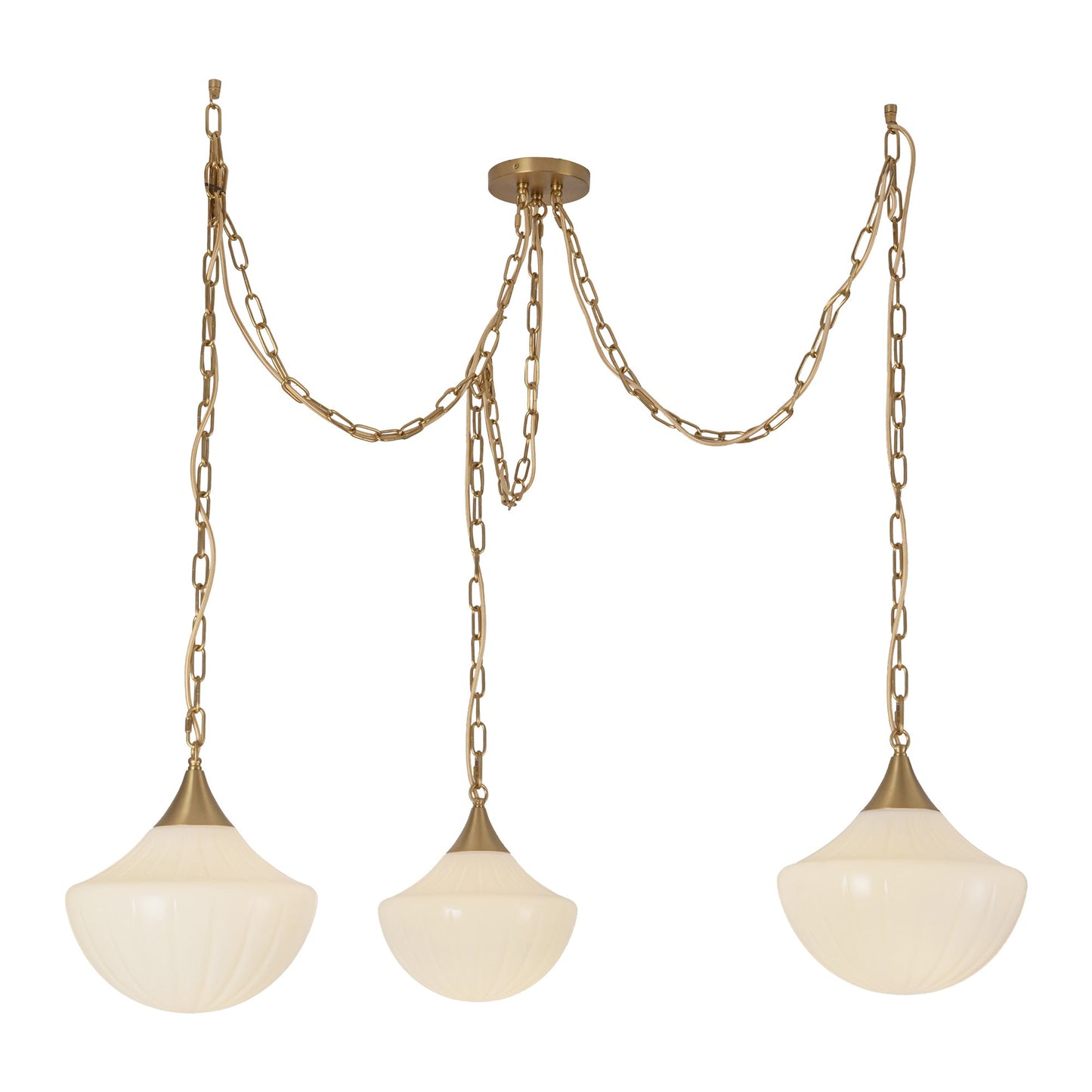 Alora Mood Farrah brushed gold multi-pendant MP651312BGGR