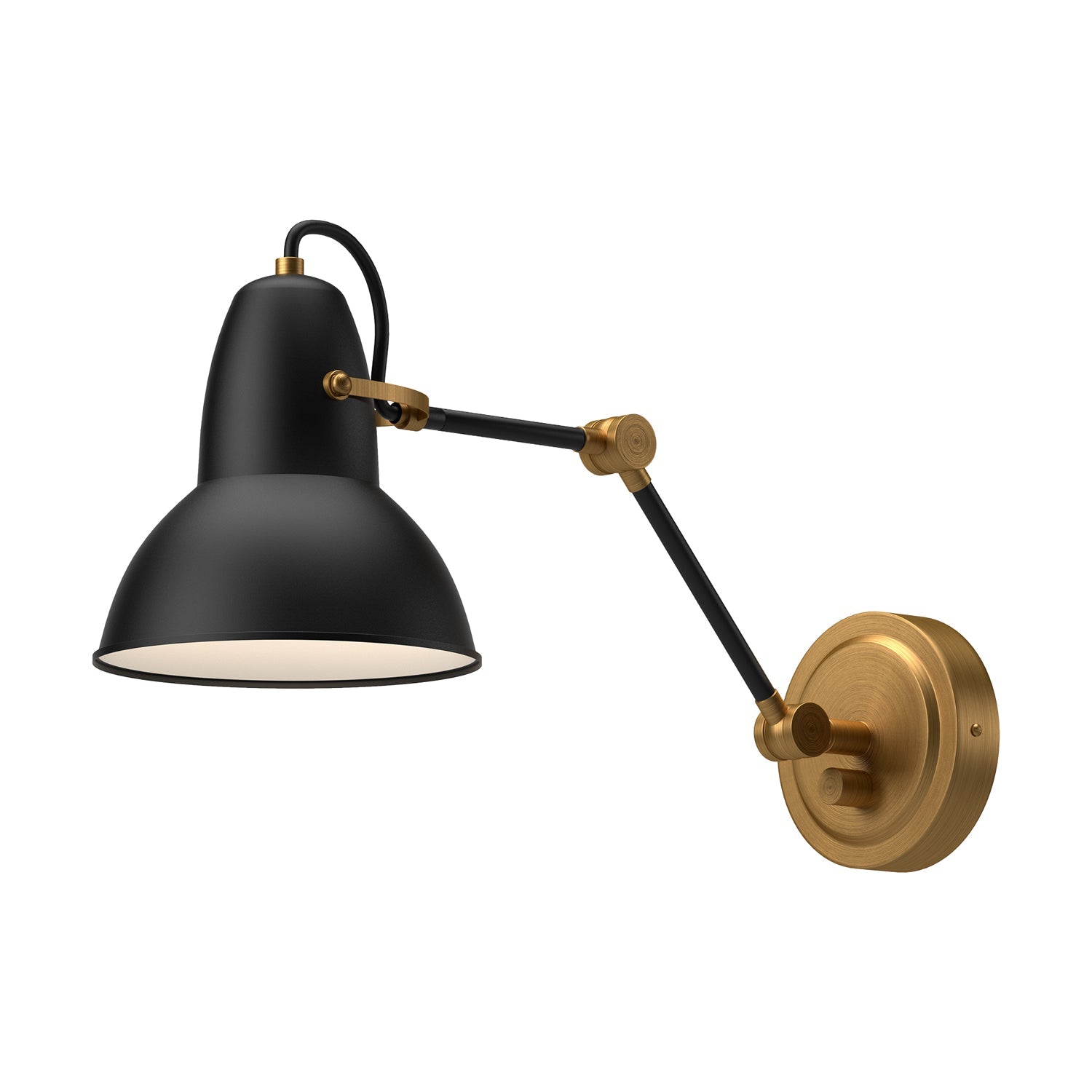 Alora Mood Felix aged gold vanity light WV576027MBAG
